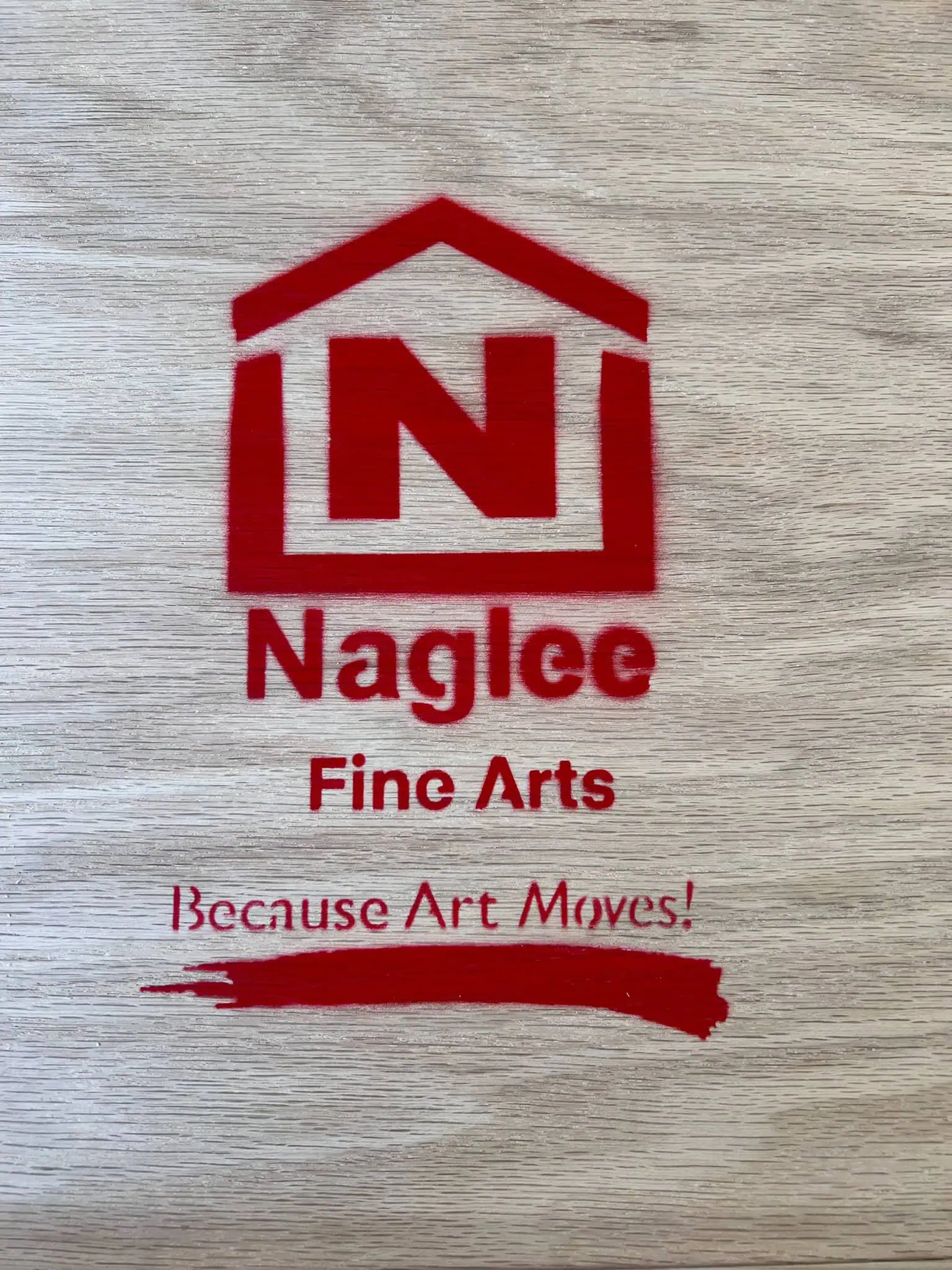 Naglee Fine Arts logo signage