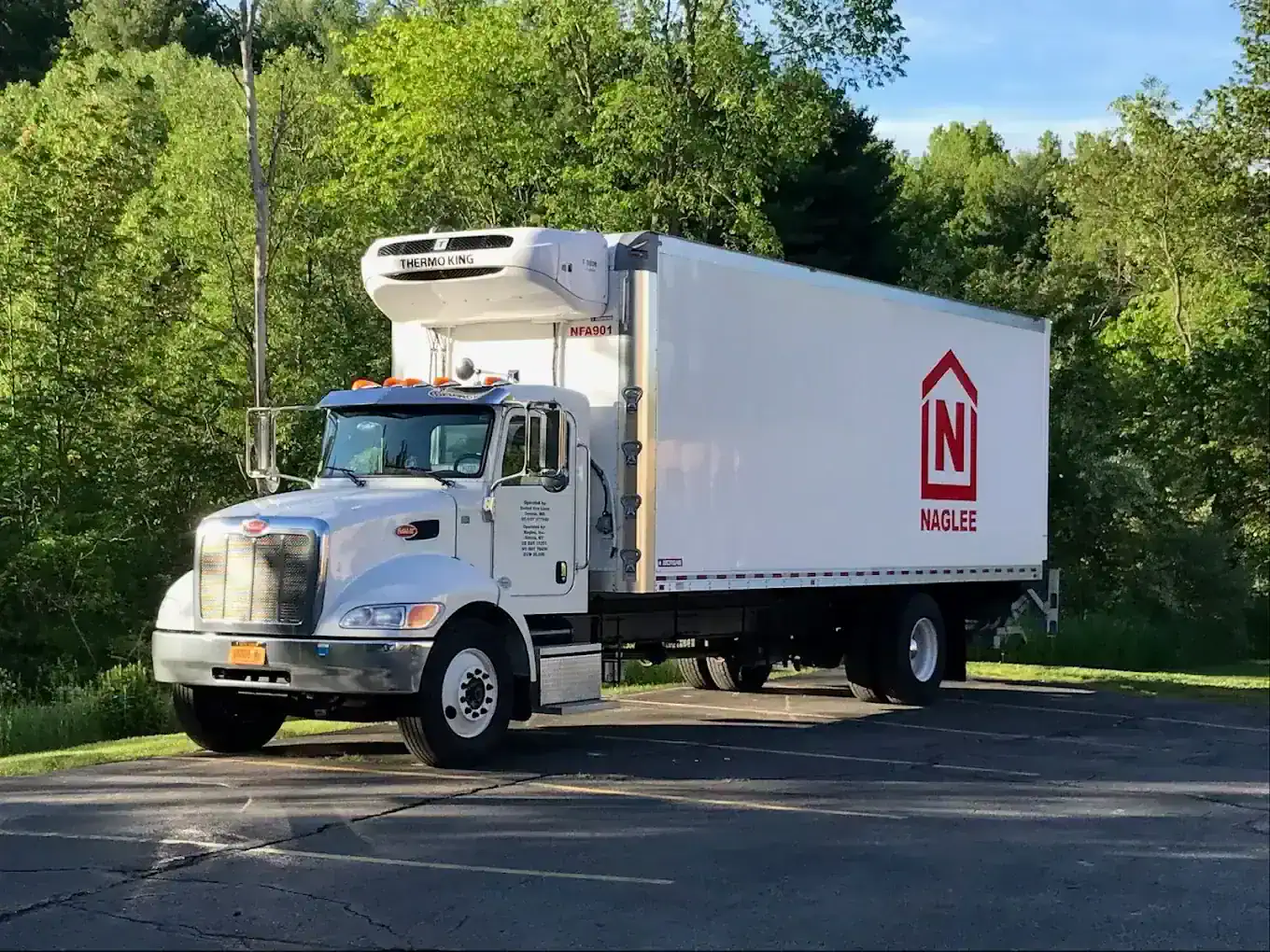 Naglee Moving truck in Elmira, NY