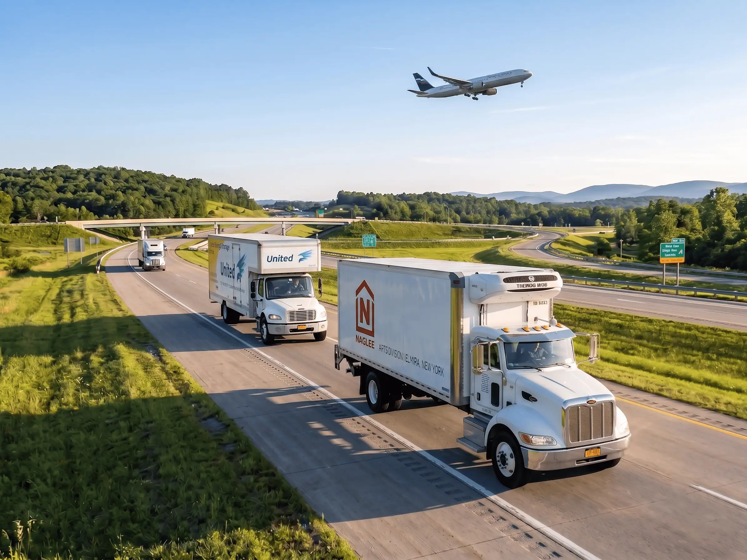 Naglee Moving trucks in Elmira, NY