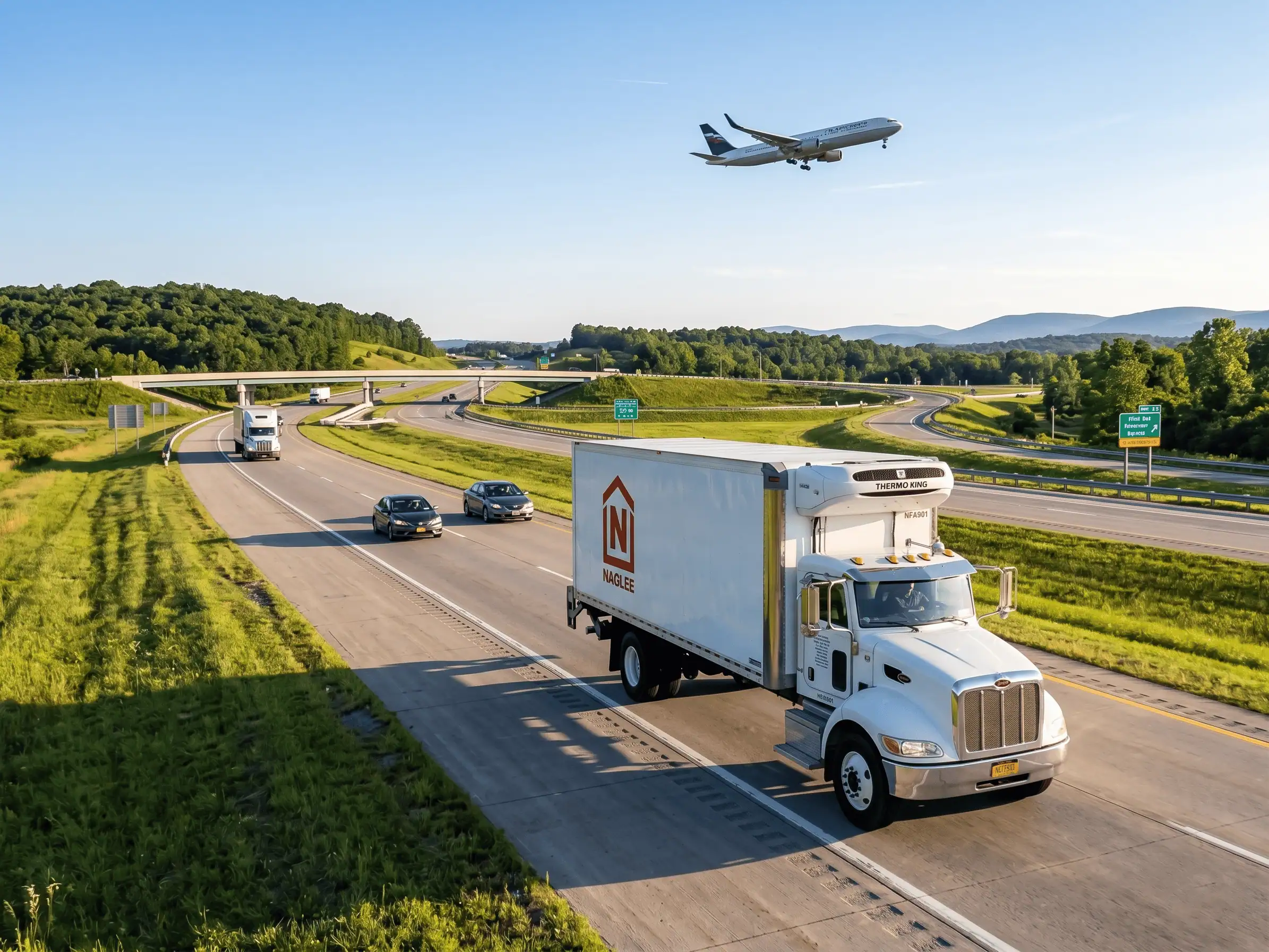 Naglee Moving truck for international moves